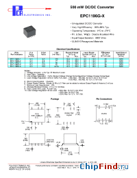 Datasheet EPC1196G-3 производства PCA