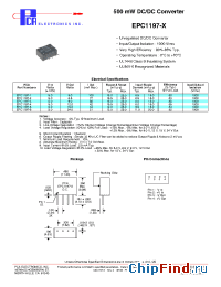 Datasheet EPC1197-3 производства PCA