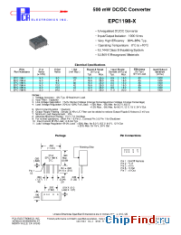 Datasheet EPC1198-1 производства PCA