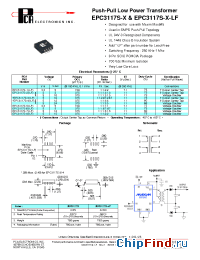 Datasheet EPC3117S-X-LF производства PCA