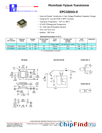 Datasheet EPC3225G-2 производства PCA