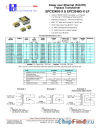 Datasheet EPC3248G-X-LF производства PCA
