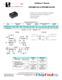 Datasheet EPG4001AS-RC производства PCA