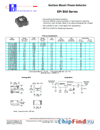 Datasheet EPI1L0113B50 производства PCA
