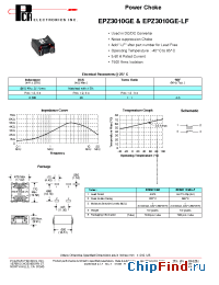 Datasheet EPZ3010GE производства PCA