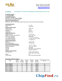 Datasheet P6CUI-050515Z manufacturer PEAK