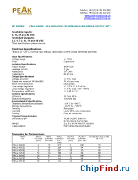 Datasheet P6LU-0518E manufacturer PEAK