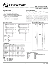 Datasheet P15C32X384C manufacturer Pericom