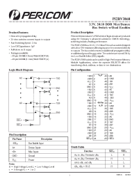 Datasheet PI2BV3868A производства Pericom
