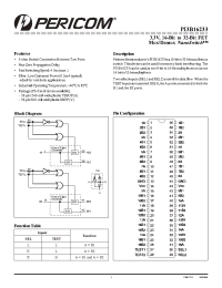 Datasheet PI3B16233 производства Pericom