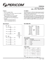 Datasheet PI3B3244Q производства Pericom
