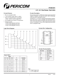 Datasheet PI3B3251L производства Pericom