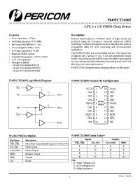 Datasheet PI49FCT32805H производства Pericom