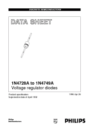 Datasheet 1N4728 manufacturer Philips
