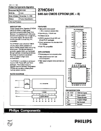 Datasheet 27HC641-45FA manufacturer Philips
