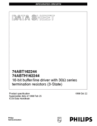 Datasheet 74ABT162244DL manufacturer Philips