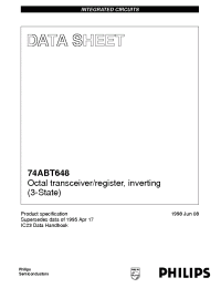 Datasheet 74ABT648PW manufacturer Philips