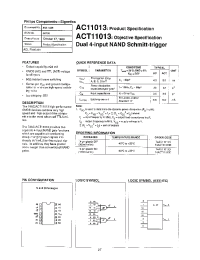 Datasheet 74AC11013D manufacturer Philips