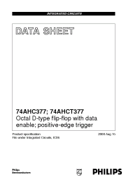 Datasheet 74AHCT377 manufacturer Philips
