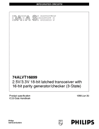 Datasheet 74ALVT16899DL manufacturer Philips
