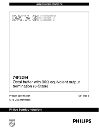 Datasheet 74F2244 manufacturer Philips