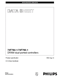 Datasheet 74F764-1A производства Philips