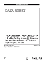 Datasheet 74LVC162244ADGG производства Philips