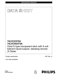 Datasheet 74LVC2373APW производства Philips