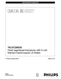 Datasheet 74LVC2952APWDH производства Philips