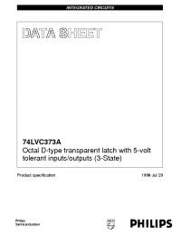 Datasheet 74LVC373ADB производства Philips