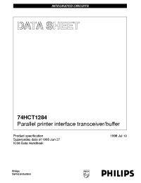 Datasheet 7HCT1284D производства Philips