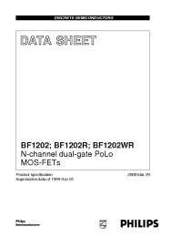 Datasheet BF1202R manufacturer Philips