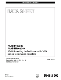 Datasheet BT162240DGG производства Philips