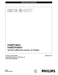 Datasheet BT16541DGG производства Philips