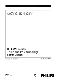 Datasheet BTA225B manufacturer Philips