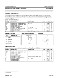 Datasheet BU2508DX/B производства Philips