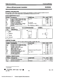 Datasheet BU2520A/B manufacturer Philips
