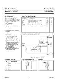Datasheet BUK119-50DL производства Philips