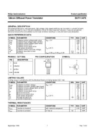 Datasheet BUT11APX manufacturer Philips