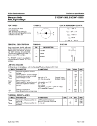Datasheet BY359F-1500 manufacturer Philips