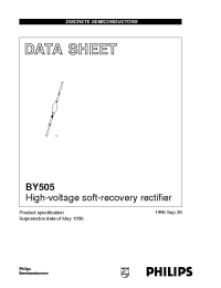 Datasheet BY505 производства Philips