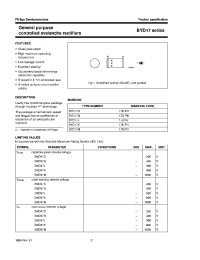 Datasheet BYD17K/T1 manufacturer Philips