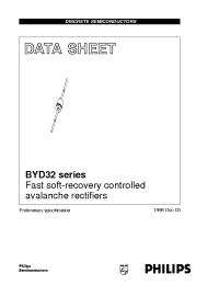 Datasheet BYD32D manufacturer Philips