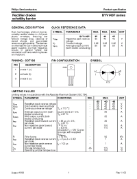 Datasheet BYV143F-45 manufacturer Philips