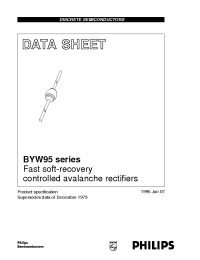 Datasheet BYW95AAMO manufacturer Philips