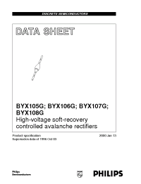 Datasheet BYX105G manufacturer Philips