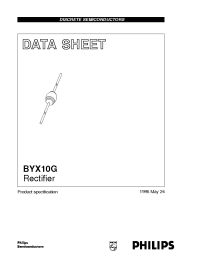 Datasheet BYX10G manufacturer Philips