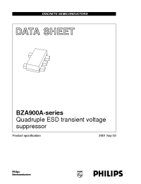 Datasheet BZA956A manufacturer Philips