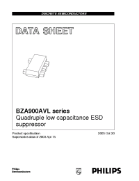 Datasheet BZA968AVL manufacturer Philips