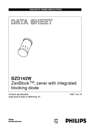 Datasheet BZD142W-200 manufacturer Philips